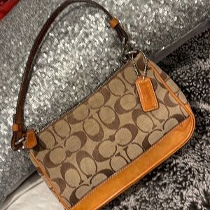 Vintage Coach Logo Baguette